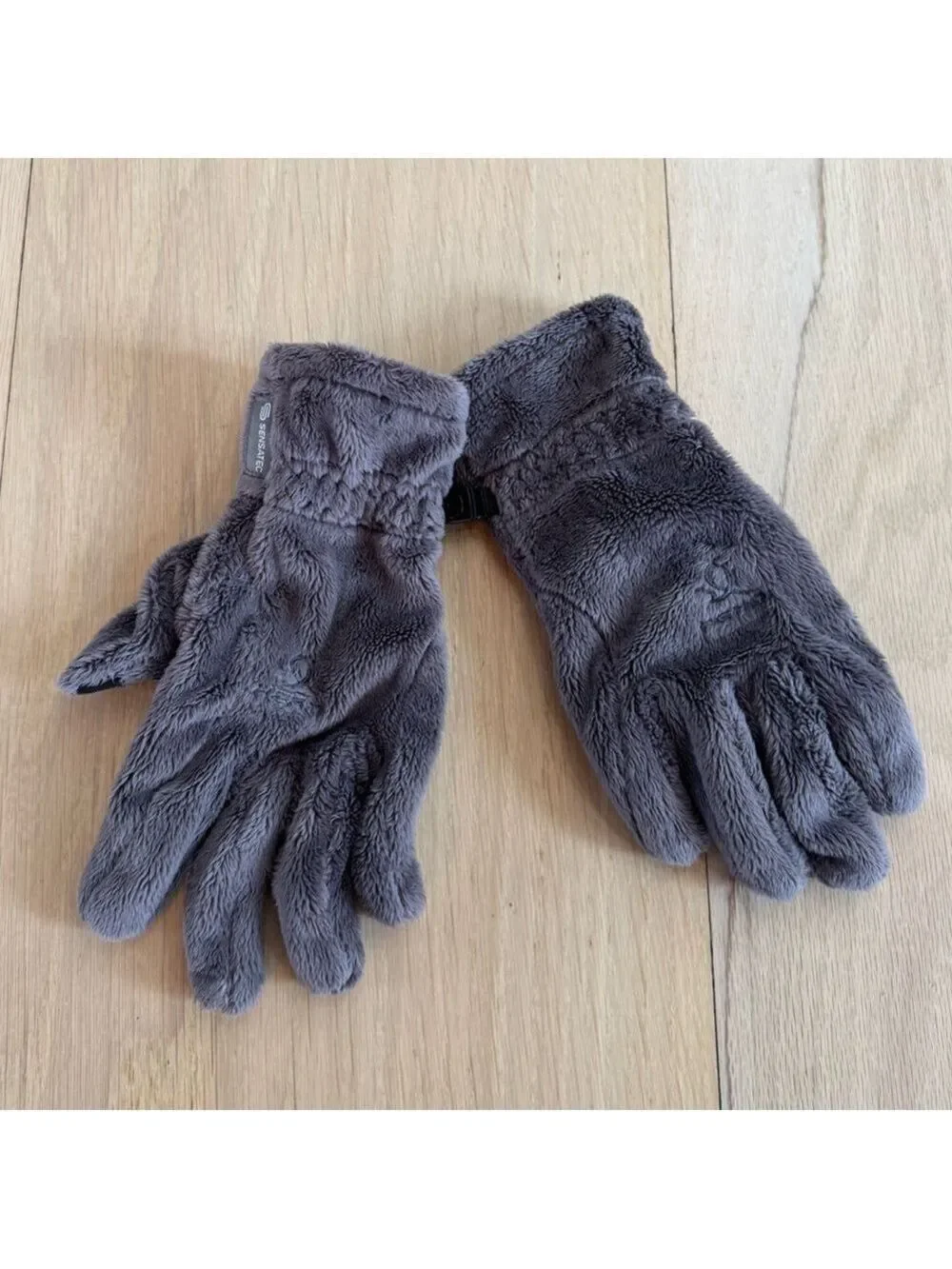 Head Fuzzy Winter Gloves Size Small